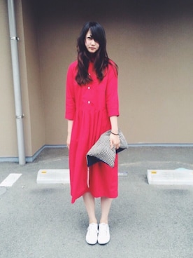 奥田晃子さん（レディース・153cm）の夏コーディネート