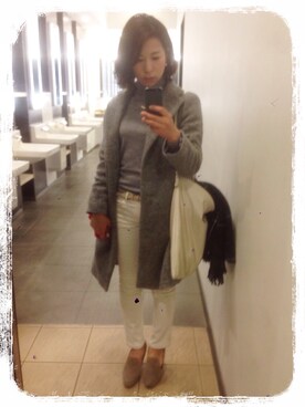 acoさん（レディース・155cm）の冬コーディネート