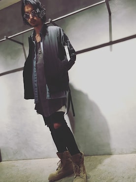 「UNITED ARROWS & SONS（ユナイテッドアローズアンドサンズ）のアイテム（その他アウター）」を使った、Toshihaya Naruseさん（メンズ・176cm）の秋コーディネート