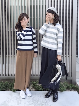 「オックスフォードシューズ」｜「アイテム（財布/小物）」を使った、mameさん（レディース・168cm）の春コーディネート