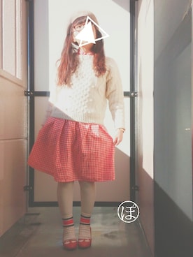「アイテム（シャツワンピース）」を使った、hannaさん（レディース・147cm・20代）の冬コーディネート