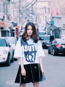 「streetsnap」｜「アイテム（その他）」を使った、kayanさん（レディース・175cm）の夏コーディネート