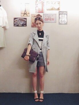 「blazer」｜kayanさん（レディース・175cm・10代）の夏コーディネート
