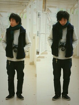 kameさん(メンズ・165cm)の冬コーディネート