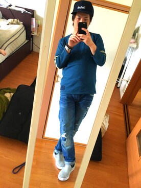 「grn」｜「アイテム（その他）」を使った、kameさん（メンズ・165cm）の春コーディネート