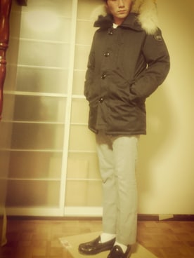 「グレーパンツ」｜akira miyashitaさん（メンズ・170cm）の秋コーディネート