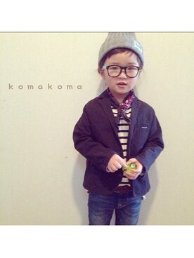 「おめかしコーデ」｜こまこまさん（キッズ・110cm）の春コーディネート