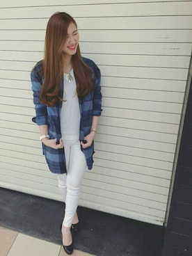 「アイテム（ワンピース/ドレス）」を使った、Mai Sakaguchiさん（レディース・166cm・10代）の春コーディネート