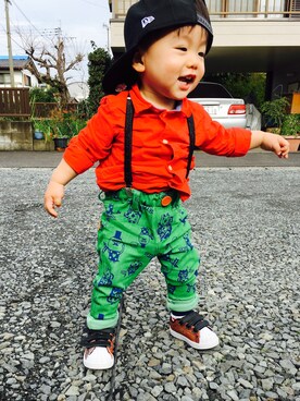 SiONさん（キッズ・70cm）の冬コーディネート