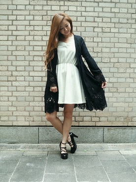 「ISBIT（アイズビット）のアイテム」を使った、ISBITさん（レディース・164cm）の春コーディネート