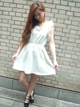 「ISBIT（アイズビット）のアイテム」を使った、ISBITさん（レディース・164cm）の春コーディネート