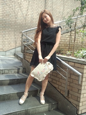 「ISBIT（アイズビット）のアイテム」を使った、ISBITさん（レディース・164cm）の春コーディネート