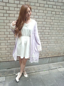 「ISBIT（アイズビット）のアイテム」を使った、ISBITさん（レディース・164cm）の春コーディネート