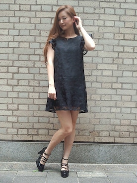 「ISBIT（アイズビット）のアイテム」を使った、ISBITさん（レディース・164cm）の春コーディネート