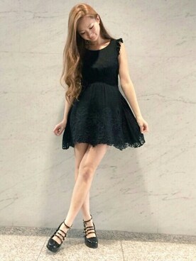 「ISBIT（アイズビット）のアイテム」を使った、ISBITさん（レディース・164cm）の春コーディネート