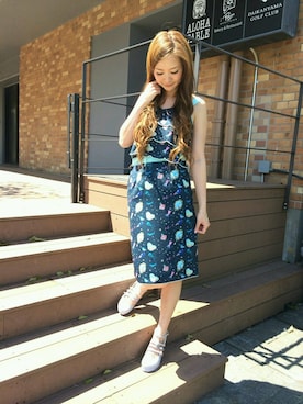 「ISBIT（アイズビット）のアイテム」を使った、ISBITさん（レディース・164cm）の春コーディネート