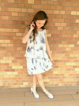 「ISBIT（アイズビット）のアイテム（トップス）」を使った、ISBITさん（レディース・164cm）の春コーディネート