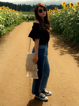 HITOMIさん（レディース・160cm）の夏コーディネート