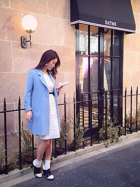 「スタッフコーデ」｜「アイテム（ワンピース/ドレス）」を使った、eatme-staffさん（レディース・160cm）の冬コーディネート