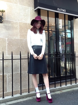 「アイテム（その他トップス）」を使った、eatme-staffさん（レディース・168cm）の冬コーディネート