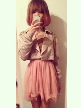「UNIF（ユニフ）のアイテム（ワンピース/ドレス）」を使った、RISさん（レディース・161cm）の秋コーディネート