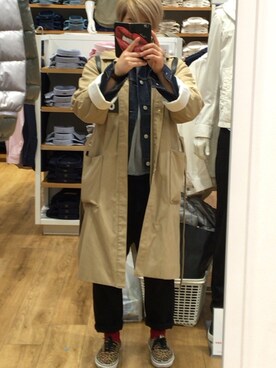 「87mm（87mm）のアイテム（ジャケット/アウター）」を使った、okeyさん（レディース・158cm）の冬コーディネート