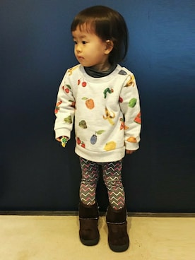 「アイテム（スウェット）」を使った、graniph ZOZOTOWN KIDS STAFFさん（キッズ・80cm）の冬コーディネート
