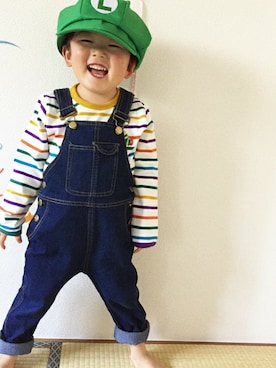 「Design Tshirts Store graniph（デザイン　ティーシャツ　ストア　グラニフ）のアイテム（トップス）」を使った、graniph ZOZOTOWN KIDS STAFFさん（キッズ・100cm）の春コーディネート