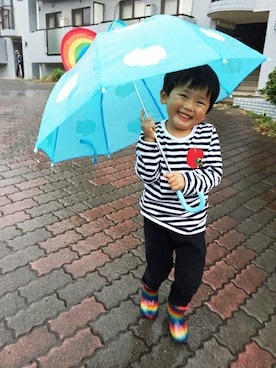 「Design Tshirts Store graniph（デザイン　ティーシャツ　ストア　グラニフ）のアイテム（トップス）」を使った、graniph ZOZOTOWN KIDS STAFFさん（キッズ・100cm）の冬コーディネート