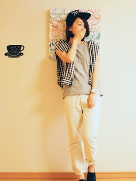 mskさん（レディース・160cm）の春コーディネート