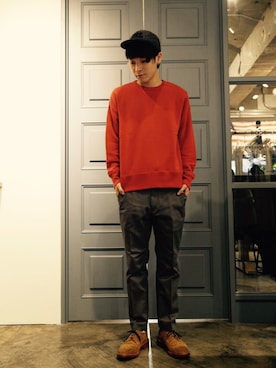 「sofar（ソーファー）のアイテム（トップス）」を使った、daiki yamamuroさん（メンズ・178cm）の夏コーディネート