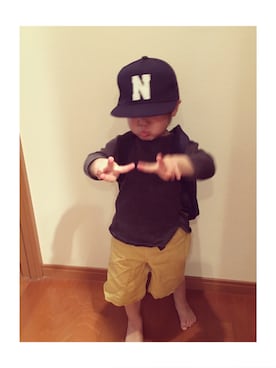 airplaneloveさん（キッズ・90cm）の春コーディネート