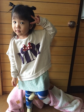 「保育園コーデ」｜rinrinさん（キッズ・100cm）の春コーディネート