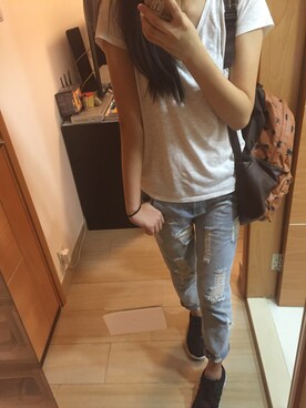 「I.Tのアイテム（バッグ）」を使った、You name itさん（レディース・170cm）の秋コーディネート