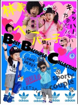 「カップルコーデ」｜yuiさん（キッズ・90cm）の春コーディネート