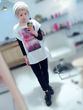 「祝100コーデ」｜Ryo❁さん（レディース・159cm）の春コーディネート
