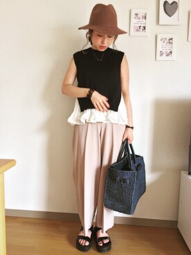 mizuhoさん（レディース・156cm）の夏コーディネート