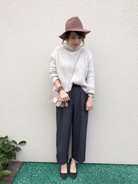 mizuhoさん（レディース・156cm）の冬コーディネート