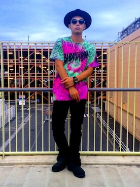 SpongeNobuさん（メンズ・174cm）の夏コーディネート