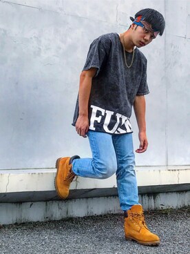 「FRESH.I.AM（フレッシュ.アイ.アム）のアイテム」を使った、SpongeNobuさん（メンズ・174cm）の秋コーディネート