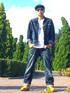 SpongeNobuさん（メンズ・174cm）の秋コーディネート