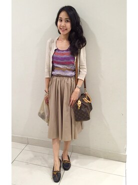 「Marc by Marc Jacobs（マークバイマークジェイコブス）のアイテム（その他トップス）」を使った、M_Yin_Wさん（レディース・159cm）の秋コーディネート