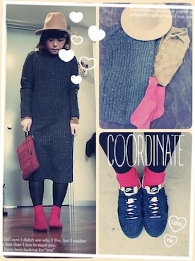 「動物戦隊ジュウオウジャー（ジュウオウジャー）のアイテム」を使った、maimaiko☺さん（レディース・163cm）の冬コーディネート