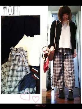 「グレーパンツ」｜maimaiko☺さん（レディース・163cm）の春コーディネート