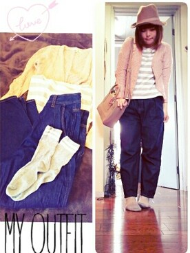 「マムジーンズ」｜maimaiko☺さん（レディース・163cm）の春コーディネート