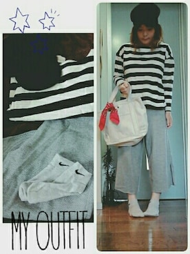 「グレーパンツ」｜maimaiko☺さん（レディース・163cm）の春コーディネート