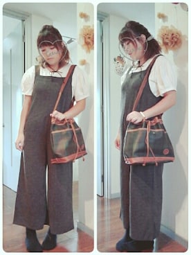 「バルーンスリーブ」｜maimaiko☺さん（レディース・163cm）の秋コーディネート