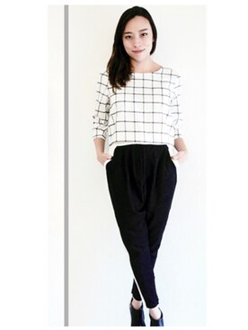 「C/MEO COLLECTIVE（カメオコレクティブ）のアイテム」を使った、MINさん（レディース・168cm）の夏コーディネート