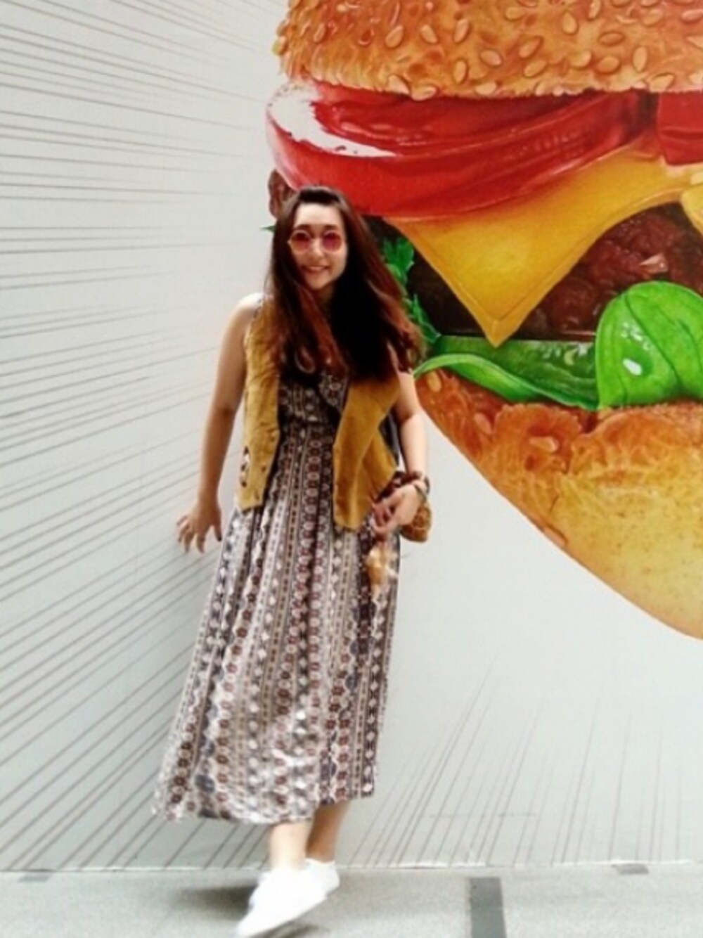 「summer、summer style」｜「Muji white shoes（その他シューズ、ホワイト系）」を使った、MissAnnAさん（レディース・157cm）の夏コーディネートの1枚目の写真