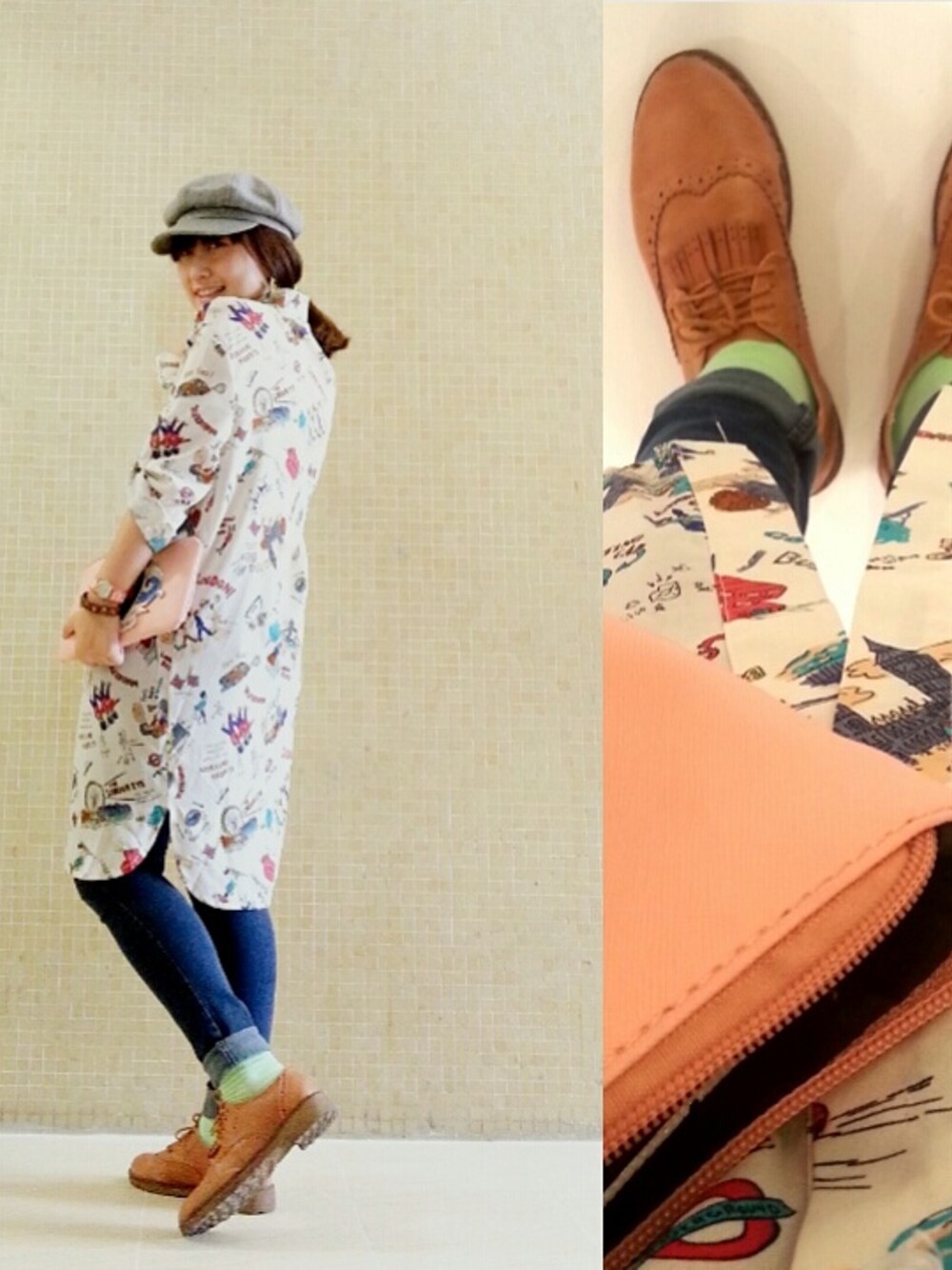 「Gap jeans（デニムパンツ、ブルー系）」を使った、MissAnnAさん（レディース・157cm）の夏コーディネートの1枚目の写真